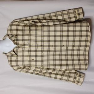 OAKLEY Men's Gray/Yellow Plaid Button Down Shirt. Size XXL/TTG
